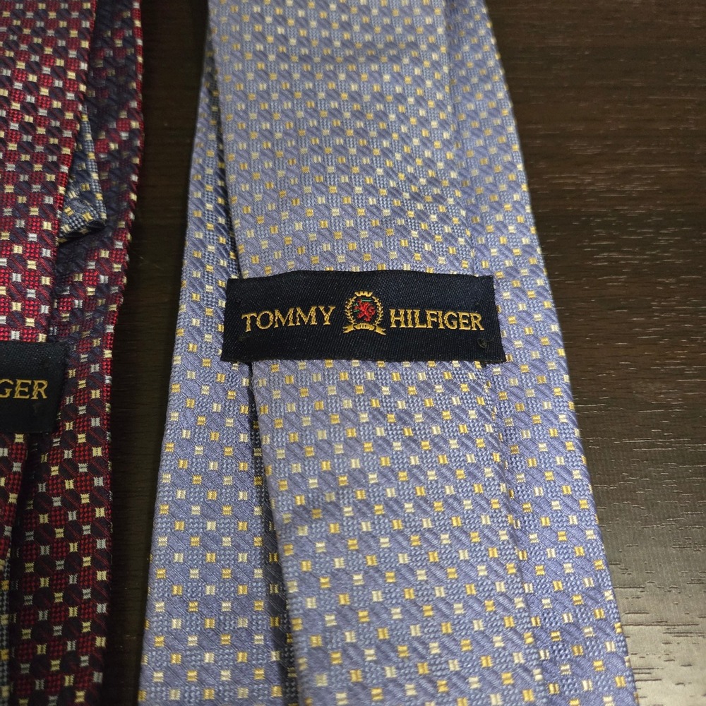 Tommy Hilfiger Neckties Lot of 3 Dress Ties Business Professional Career - Picture 6 of 14